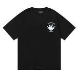 Trapstar T Shirts Trapstar Bowling Print Loose Casual Short Sleeves