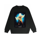 Purple Brand Long Sleeve T-Shirt Fashion Loose Long Sleeve Top