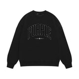 Purple Brand Sweatshirt Loose Crew Neck Sweater