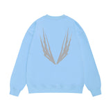Purple Brand Sweatshirt Loose Crew Neck Sweater
