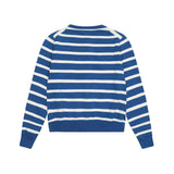 Ralph Lauren Knitted sweaters RL striped crew neck embroidered logo knitted cardigan long sleeves