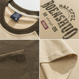 Men's T-Shirts Short-Sleeved T-shirt Men's Summer Loose Casual