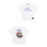 Evisu T Shirts Loose Versatile Casual T-Shirts