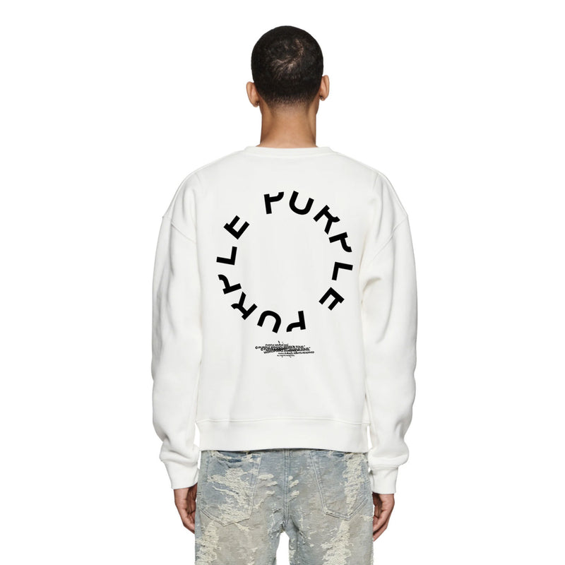 Purple Brand Sweatshirt Loose Crew Neck Sweater
