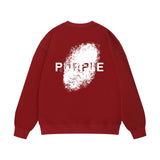 Purple Brand Sweatshirt Loose Crew Neck Sweater