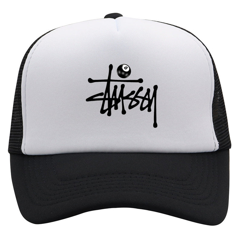 Stussy Hat Printed Truck Cap Baseball Cap Casual Shade Sun Protection Cap