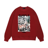 Purple Brand Sweatshirt Loose Crew Neck Sweater