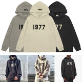 Fear of God Essentials 1977 Knit Hoodie Knitted Long Sleeve Sweater Men's Hooded