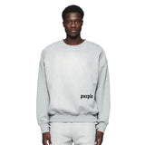 Purple Brand Sweatshirt Loose Crew Neck Sweater