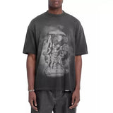 Mens Vintage T-Shirts REPRESENT FW24 Hercules Sculpture Printed Short Sleeve T-Shirt