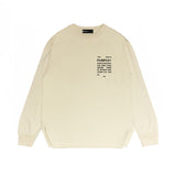 Purple Brand Long Sleeve T-Shirt Fashion Loose Long Sleeve Top