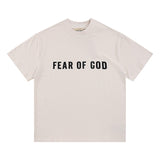 Fog Essentials T Shirts Spring/Summer FOG Main Line Plastic Letter Crew Neck Short Sleeves