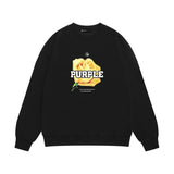 Purple Brand Sweatshirt Loose Crew Neck Sweater