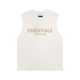 Fog Essentials tank spring summer FOG letter crew neck vest