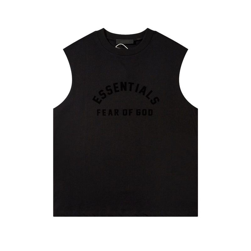 Fog Essentials tank spring summer FOG letter crew neck vest