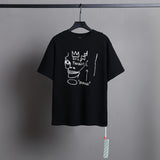 Ow T Shirts Witch Crown Graffiti Men and Women