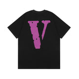 Vlone T Shirt Spring Summer Crew Neck Pullover Short Sleeve
