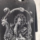 Fog Essentials T Shirts Spring and Summer FOG Joint Series Washing Water Old Crew Neck Short Sleeves