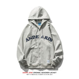 Men Cardigan Hoodie Hooded Sweater Men's Spring and Autumn Loose Versatile Coat