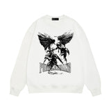 Purple Brand Sweatshirt Loose Crew Neck Sweater