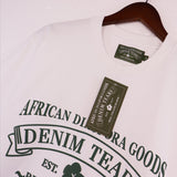 Denim Tears Outfit: T Shirt/Shorts (Separate Purchase Options) Short Sleeve T-shirt Men and Women Sports Shorts Suit