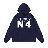Stussy Hoodie Fall/Winter Fleece Hooded Sweater