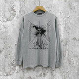 Purple Brand Long Sleeve T-Shirt Fashion Loose Long Sleeve Top