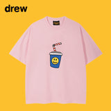 Drew T Shirts Short Sleeve Cola Loose Men