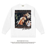 Nba Long Sleeve Shirt Cotton round Neck