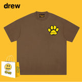 Drew T Shirts Short Sleeve Smiley round Neck Short Sleeve