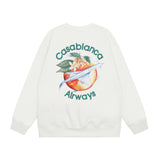 Casablanca Sweatshirts Crew neck sweater autumn and winter print men and women