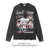 Nba Long Sleeved Shirt Autumn and Winter Long Sleeve T-shirt Trendy round Neck Sweater for Men and Women
