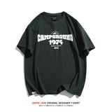 Men's T-Shirts Short-Sleeved T-shirt Men's Summer Pure Cotton Half-Sleeved Loose Casual
