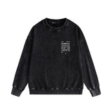 Purple Brand Distressed Sweatshirt Retro Vintage Crew Neck Sweater