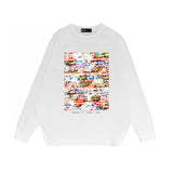 Purple Brand Long Sleeve T-Shirt Fashion Loose Long Sleeve Top