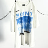 Men Vintage T-Shirts SAINT MICHAEL"GOD IS LOOKING AT YOU IN THE SKY "