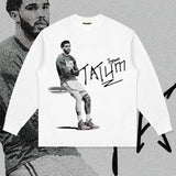 Nba Long Sleeve Shirt Long Sleeve T-shirt Autumn and Winter Men and Women Loose
