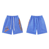 Godspeed Shorts Summer GOD Skull Pattern Casual Loose Shorts