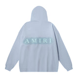 Amiri Hoodie OW Hot Diamond Letter Pattern Pullover Hooded Sweater Men and Women