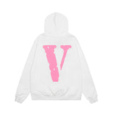 Vlone Hoodie Autumn/Winter Pink Big V Hooded