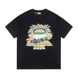 Gallery Dept T-Shirt Racing Alphabet Washed Short Sleeve T-Shirt