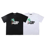 Palm Angels T Shirts Coconut Letter Logo Short Sleeve T-Shirt