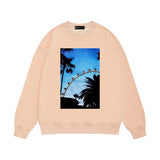 Purple Brand Sweatshirt Loose Crew Neck Sweater