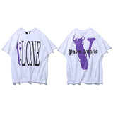 Vlone T Shirts Short Sleeve Men's and Women's T-shirt