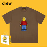 Drew T Shirts Short Sleeve Loose round Neck Short Sleeve