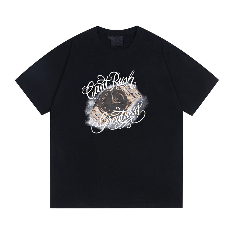Synaworld T Shirts central cee short letter print loose casual t-shirt