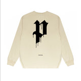 Purple Brand Long Sleeve T-Shirt Fashion Loose Long Sleeve Top