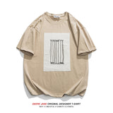 Men's T-Shirts Short-Sleeved T-shirt Men's Loose Cotton
