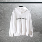 CHH Chrome Heart Hoodie Chrome Heart Sanskrit embroidered hooded zip-up sweater