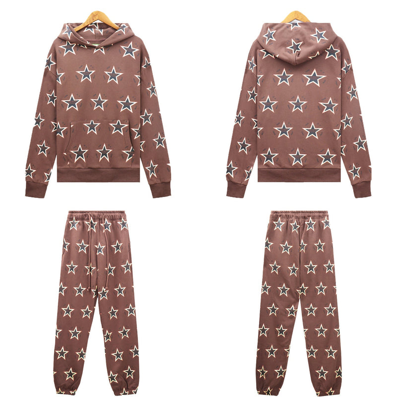 Denim Tears Outfit:Hoodie/Sweatpants (Separate Purchase Options) D.T Kapok Hooded Sweater Trousers Sports Suit